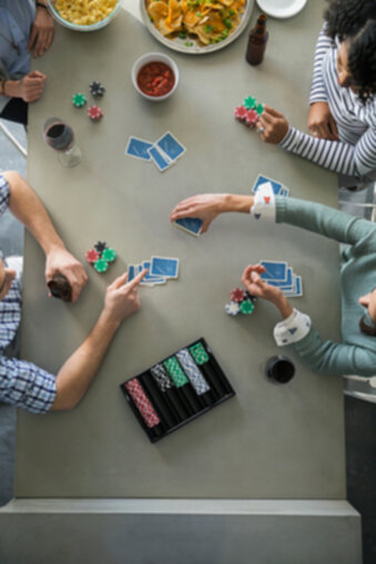 Food and seats are two things the hosting party can't neglect in home poker games.