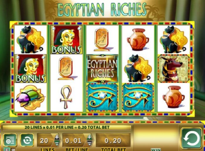 Egyptian Riches Online Slot WMS