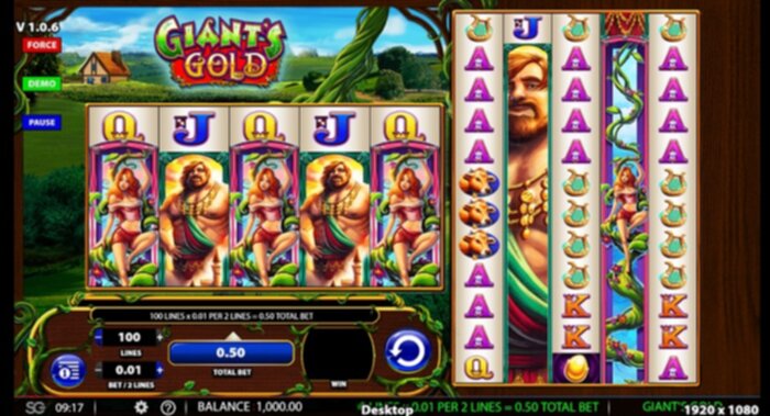 Giant's Gold Online Slot WMS