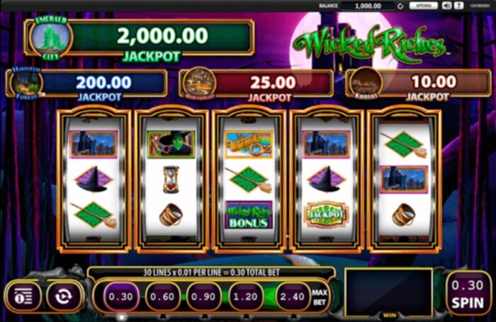 Wicked Riches Online Slot WMS