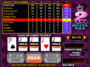 video poker strategy