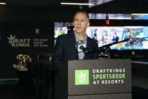 tim dent, draftkings cfo at draftkings sportsbook opening