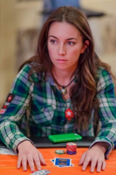 Liv Boeree playing poker