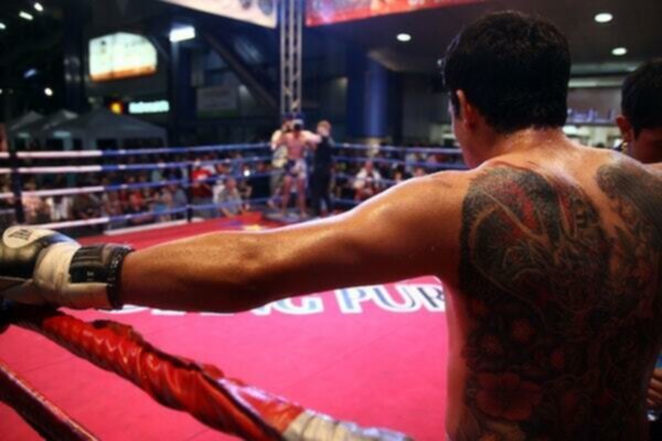 boxers in ring during bout