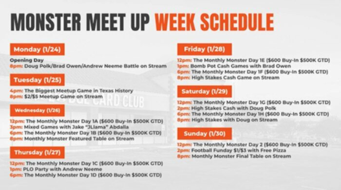 Monster Meet Up Week