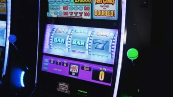 three reel slot machine in casino