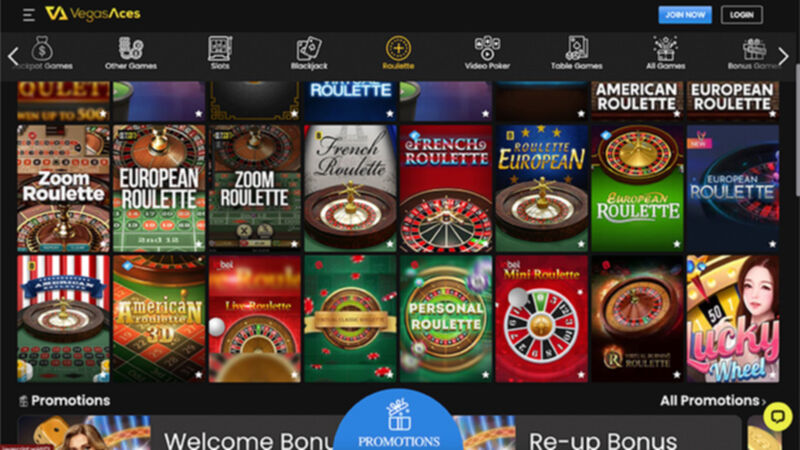 Vegas Aces Casino Roulette Games