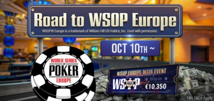 GGPoker Launch Road to WSOP Europe Satellites from October 10th