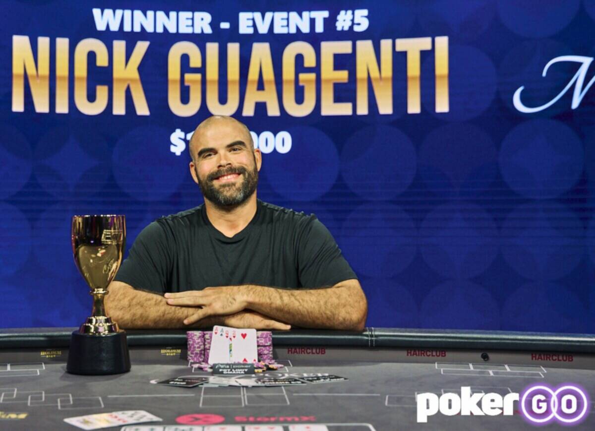 Nick Guagenti Wins Poker Masters Event #5 for $186,000