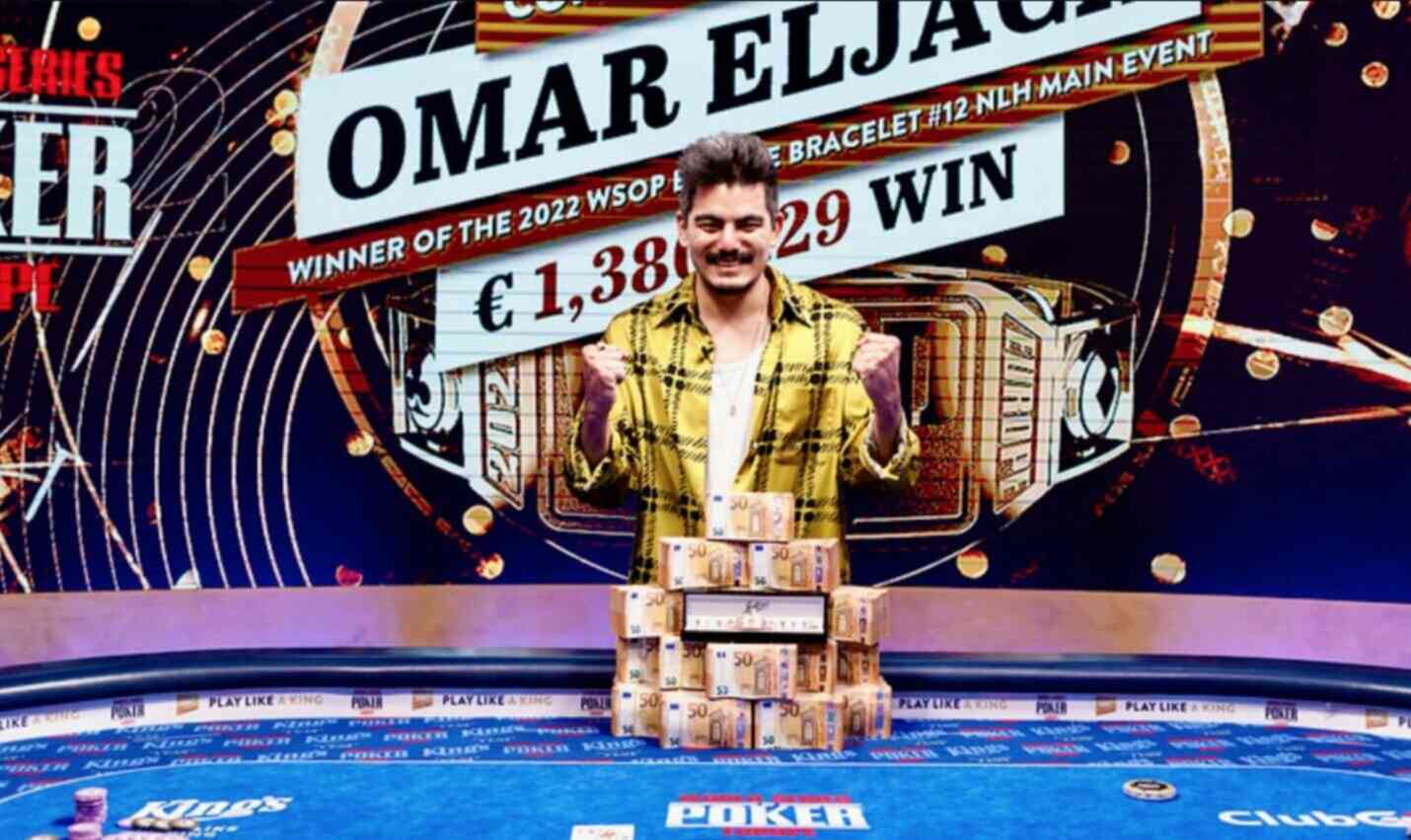 WSOP Europe Main Event Won by Omar Eljach for $1.3m