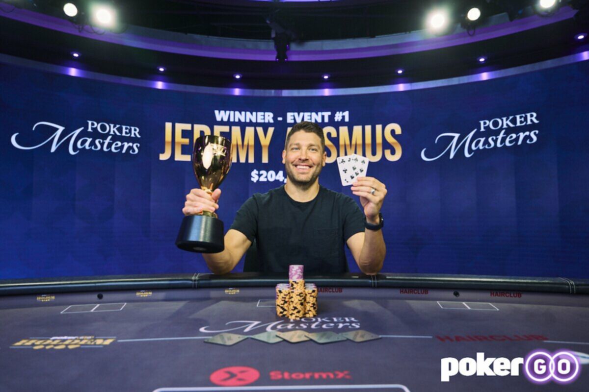 Jeremy Ausmus won Poker Masters Opening Event